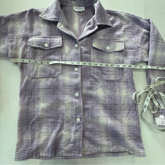 Lovers + Friends Emmy Shacket in Lavender Sz XXS Oversized - Picture 8 of 10